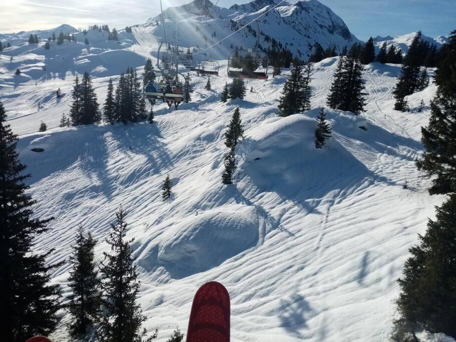 L'Appartement Les Bossons En Lisiere De Foret Dans Le Chalet Genepi Arêches Exterior foto